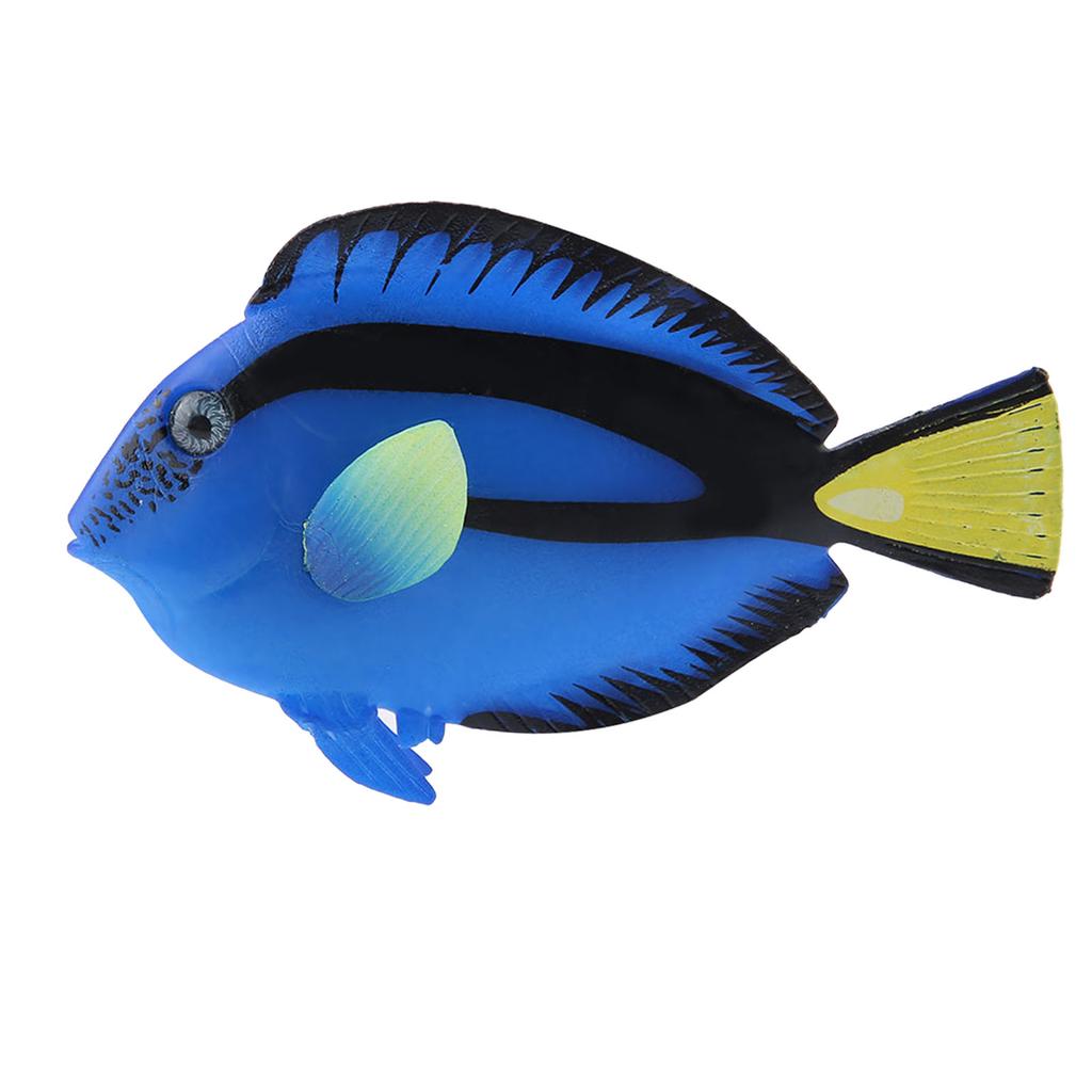 Fish Tank Ornament Aquarium Decoration Tropical Fake Fish Funny Artificial Luminous Fish 02#