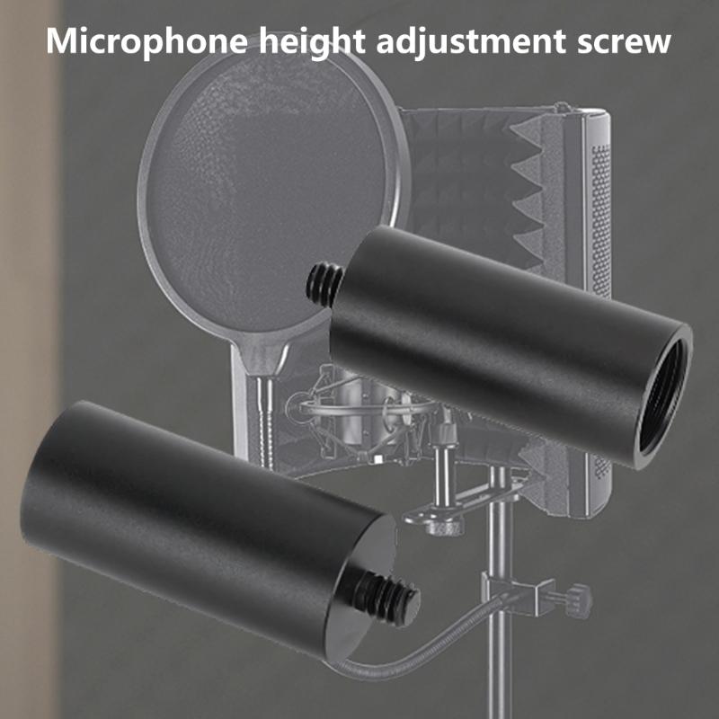5/8inch Female to 1/4inch Male Screw Adapter For Microphone Stand Ball Head Holder Super Clamp Photography Accessories