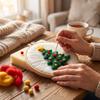Needle Felting Kit for Beginners with Embroidery, DIY Wool Painting Home Decor