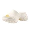 Super thick-soled outer wear eva slippers for women's summer height increase, new fashionable non-slip and deodorant soft-soled one-word slippers