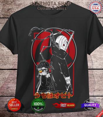 Obito Uchiha T-Shirt Naruto Shippuden Itachi Akatsuki Anime Unisex Tee Shirt