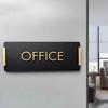 Restroom Sign Plaque Creative Rectangular Signage No Smoking Warning Board Warm Reminder Signage Office Indicator Plaque