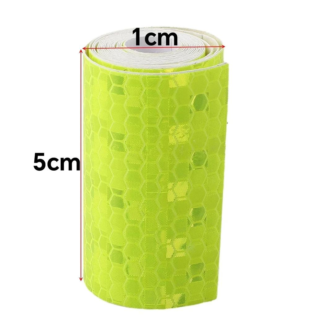 5cmX3m Car Reflective Tape Decor Decals Car Warning Safety Reflectante Tape Film Car Reflector Sticker Car Access Exterior