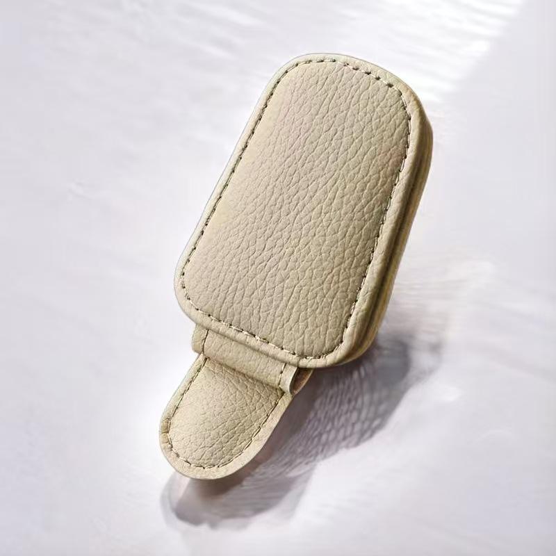 Car Sunglasses Clip Car Sunglasses Storage Rack Installed On The Car Visor Self-adhesive Sunglasses Holder Glasses Clamp