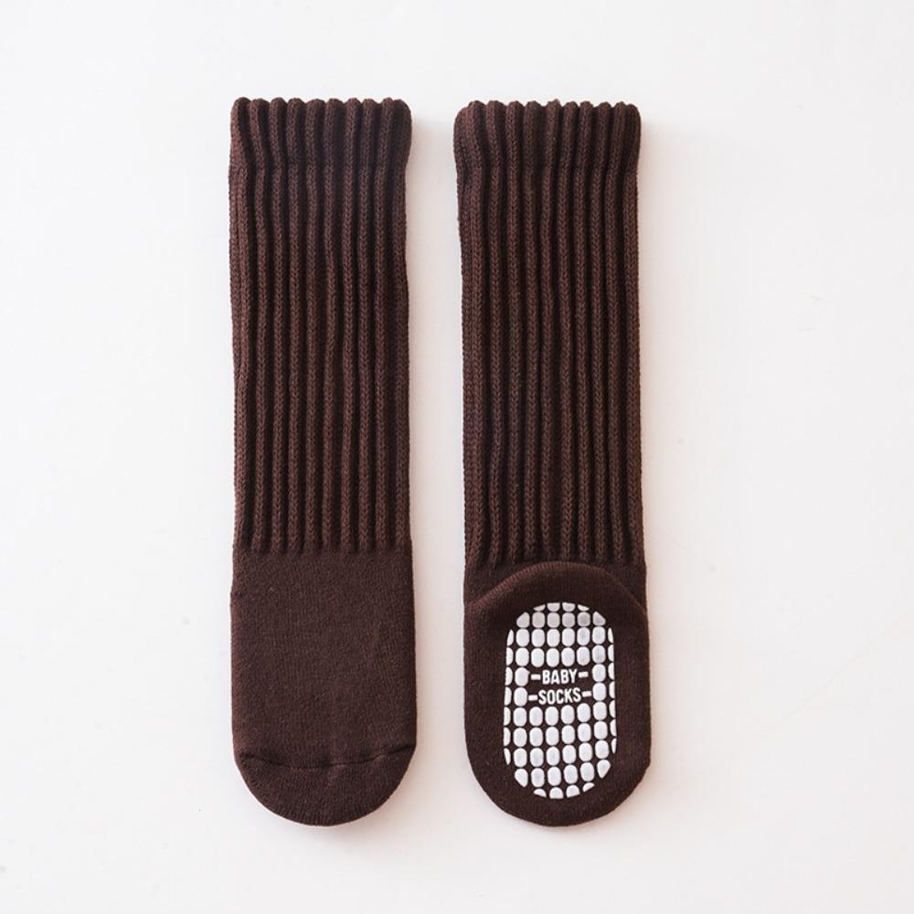 

Anti Slip Kids Toddler Sock Thick Knee High Long Socks New Children s Socks Winter L кофейный