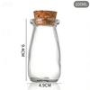 Pudding Milk Yogurt Sealed Vial Reusable Transparent Cork Stopper Glass Bottle Home Decoration Tool Storage Subpackage Container