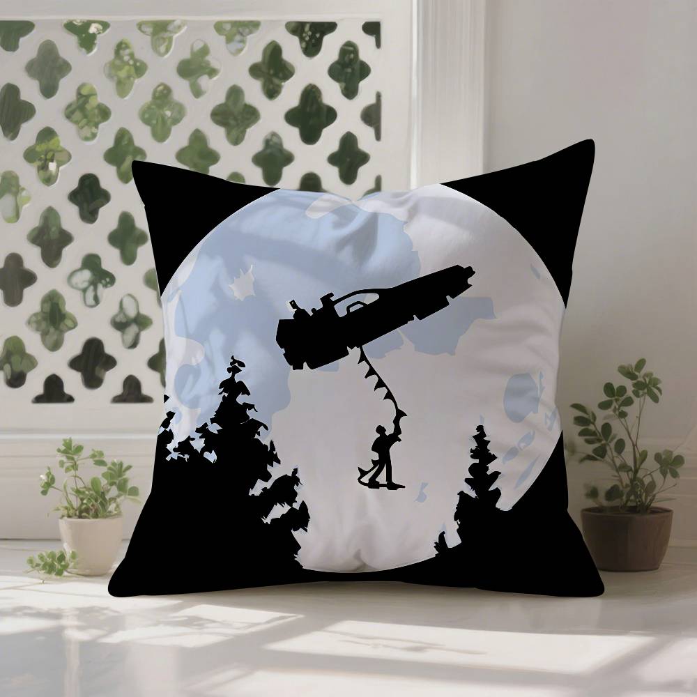 

Наволочка B-Back To The F-Future Наволочка против пылевых клещей Невидимая молния Шелковистый короткий плюш Наволочка на подушку для дивана 12x12Inch