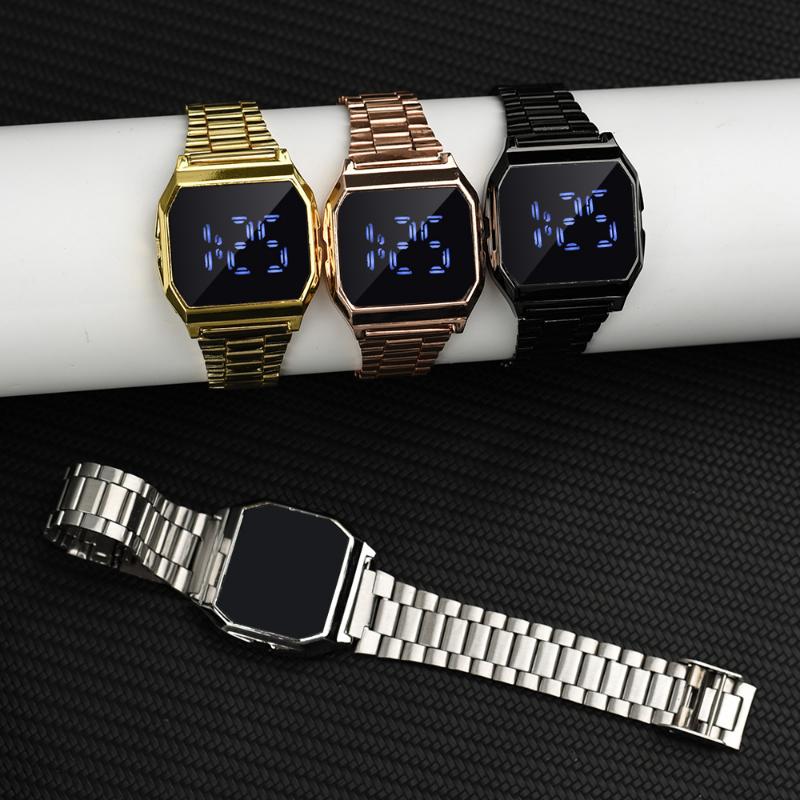 Touch Digital Watch for Men LED Date Fashion Military Ladies Watches Stainless Steel Army Electronic Men Clock Reloj Militar