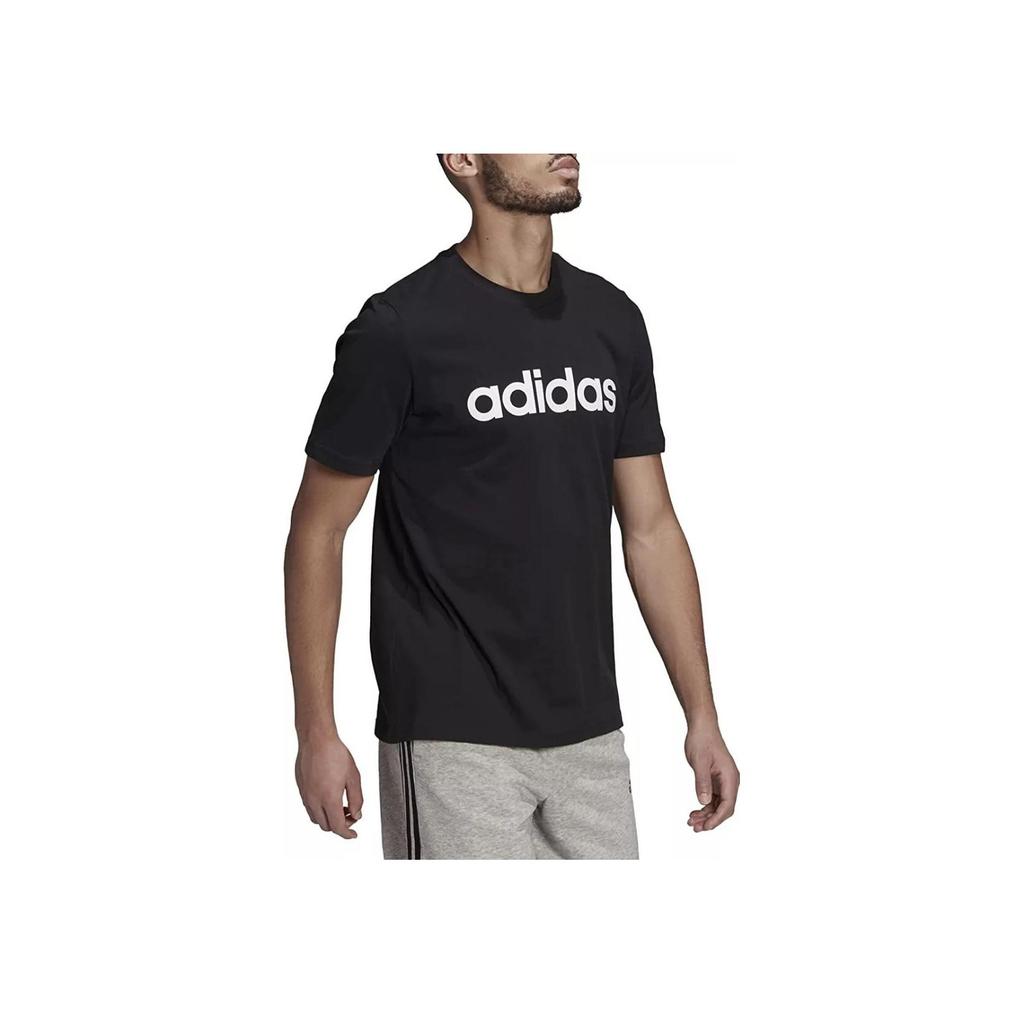 Adidas CE Gra Logo Print Sports Short Sleeve T-Shirt Men Tops Black DM4285