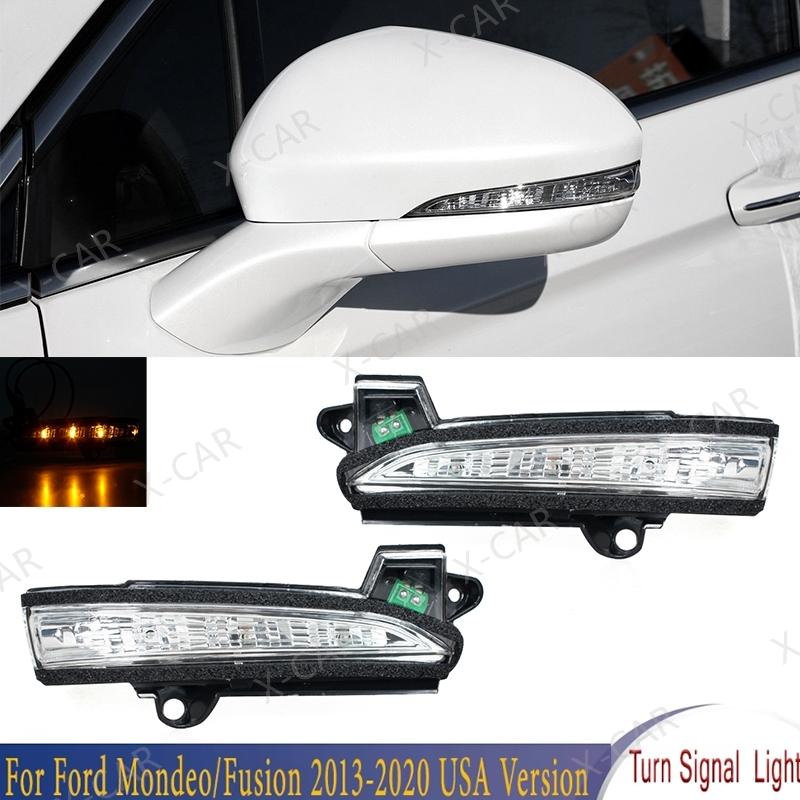 Car Rearview Side Mirror Lamp Turn Signal Light For Ford Mondeo Fusion 2013 2014 2015 2016 2017 2018 Version