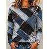 Autumn Women's 3D Printed Crew Neck Long Sleeve T-Shirt