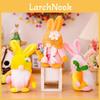 Figura de Conejo de Pascua Rudolph de Peluche Colorida Para Decoraciones Festivas de Primavera