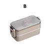Student Lunch Box Compartment  Worker Double Heating Lunch Box