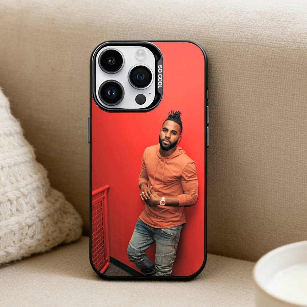 J-Jason D-Derulo Phone Case For iPhone 16,15,14,13,12,17,Pro,MAX Black Matte Shockproof Cover iPhone14Pro