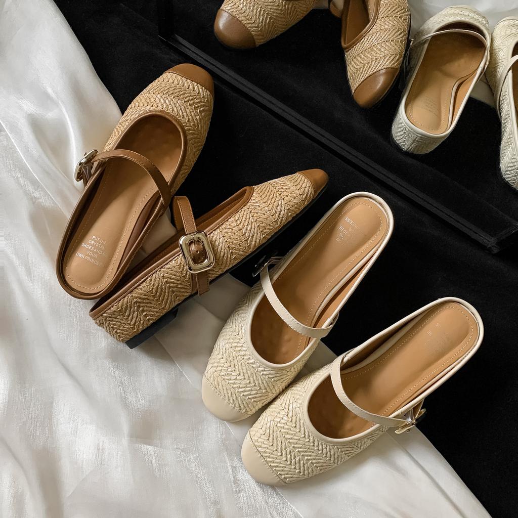 Fashion Designer Silvery Women Ballet Flats Fashion Casual Soft Sole Mary Jane Shoes Women's Slippers Comfort Shallow Ballerina Shoes