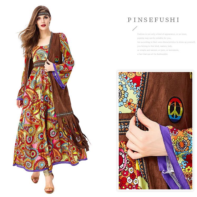 70s Retro Disco Hippie Goddess Costume