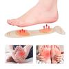 2-in-1 Breathable Non-Slip Massage Heel Sticker with Shock-Absorbing Sponge Insole, Sweat-Absorbing, 5D Design