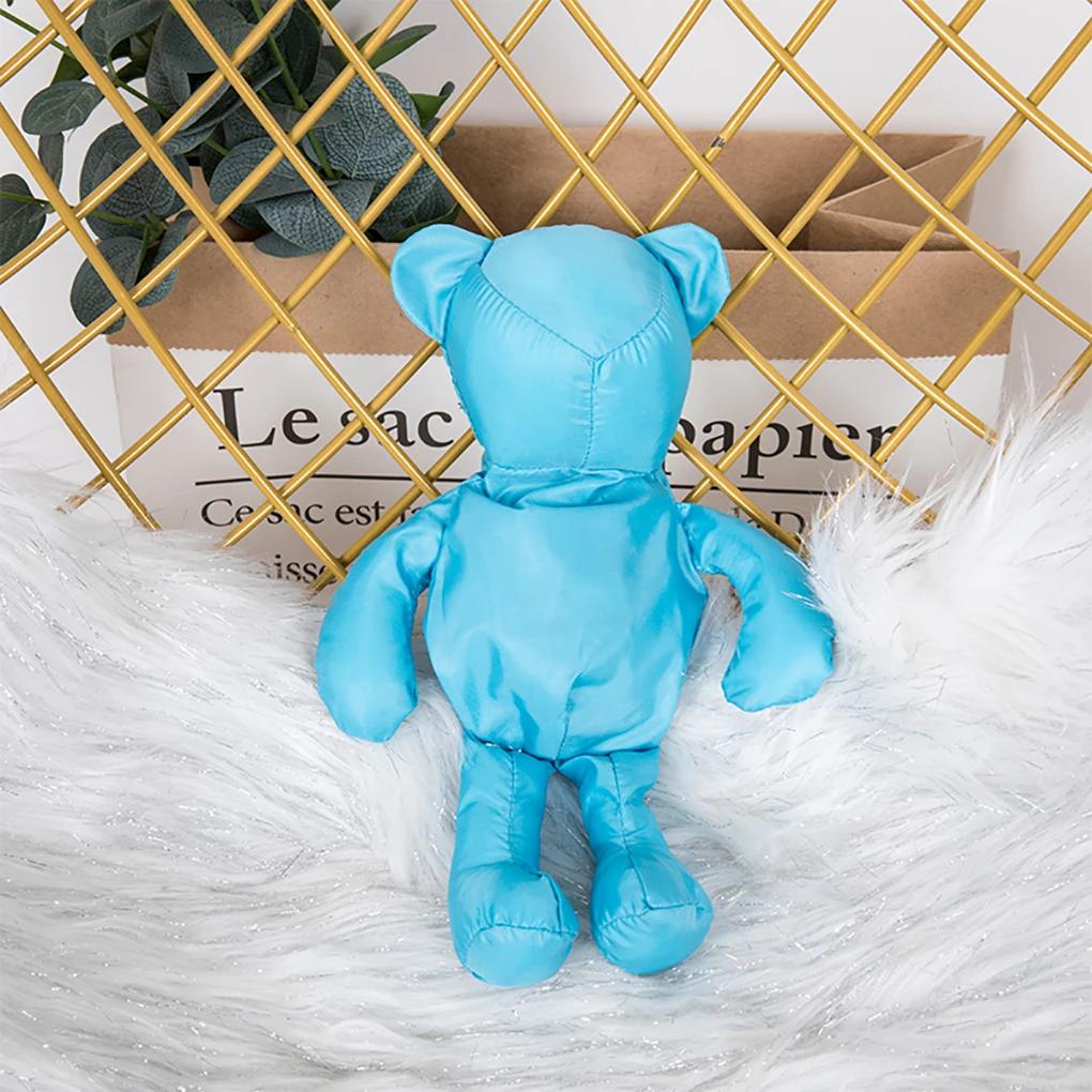 Новая ЭКО Золотое покрытие Медведь Хлопковый наполнитель Водонепроницаемая Сумка-тоут Многоразовая для продуктов Большая вместимость Хлопковая Сумка для покупок небесно-голубой 2000₽