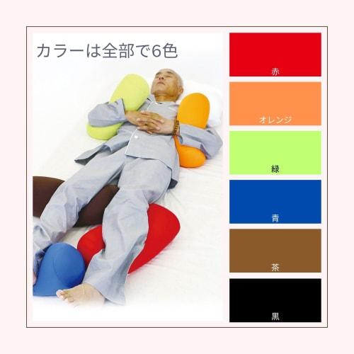 MOGU Cylindrical Positioning Cushion, Made In Japan, for Better Positioning, Made with Powder Beads, Compact (Approx. 38x15x15cm), Brown, Multi-Purpos