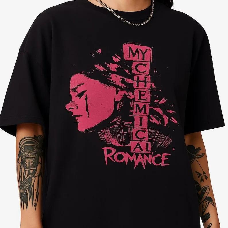 My Chemical Rounisexce Band TShirt Mcr Graphic Tee Emo Punk Rock Music Shirt