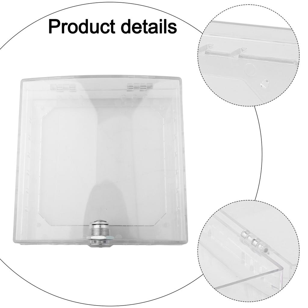 For Thermostat On Wall Thermostat Guard Fits Thermostats Thermostat Lock Box With Key Clear Large Thermostat Cover