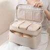 Double-layer Large Capacity Bra Underwear Socks Three-In-One Storage Bag Portable Trip Travel Storage Bag Clothing Organizer