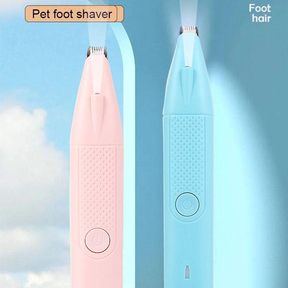 Electric Electric Dog Cutter with Led Light Cat Grooming Trimmer Pet Foot Hair Trimmer Dog Cat