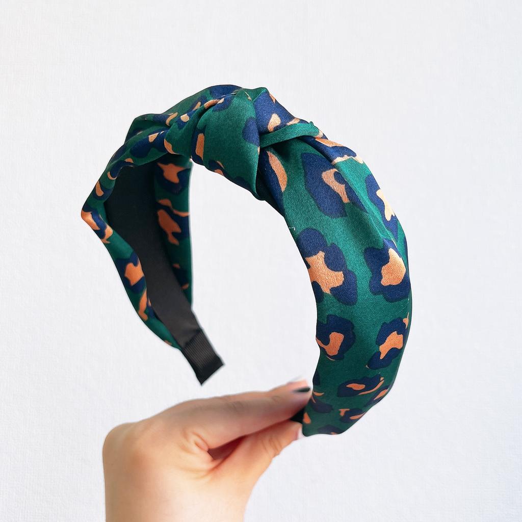 PROLY New Fashion Women's Hairband Leopard Flower Headband Center Knot Classic Headwear For Adult Hair Accessories