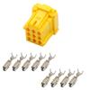 Wire Harness Terminal Housing Yellow 9 Pin Automotive Shell for Vehicle Wiring Repair Replacement and Service Use