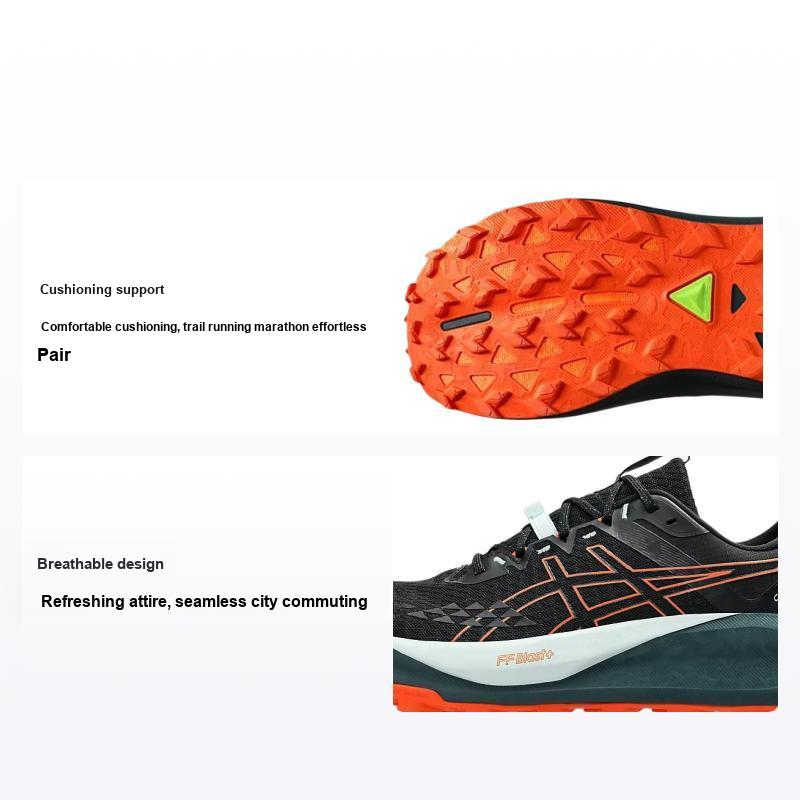 ASICS Gel Trabuco 13 Черный/Нова Оранжевый Мужские Кроссовки 1011B973-001 42