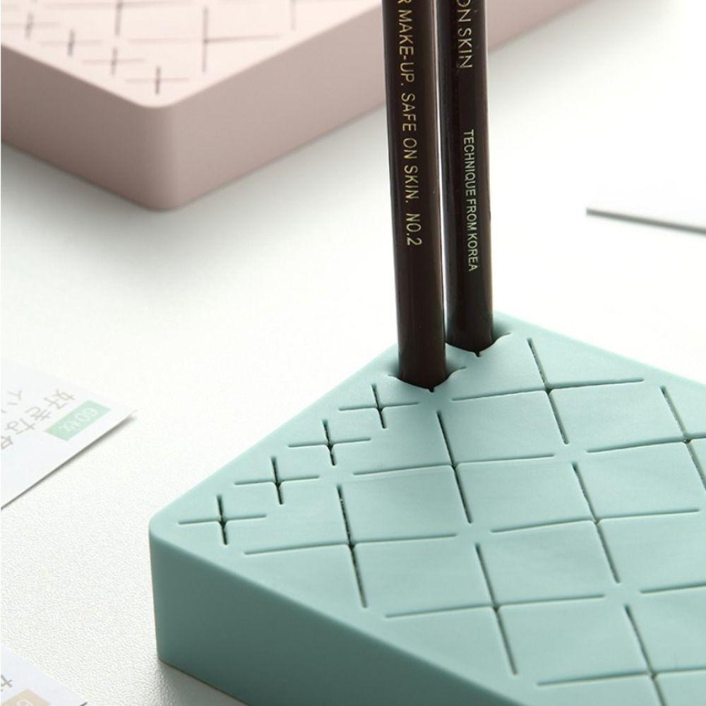 Silicone Lipstick Rack 8/18 Grid Lipstick Organizer Accessories Makeup Brush Holder  Makeup