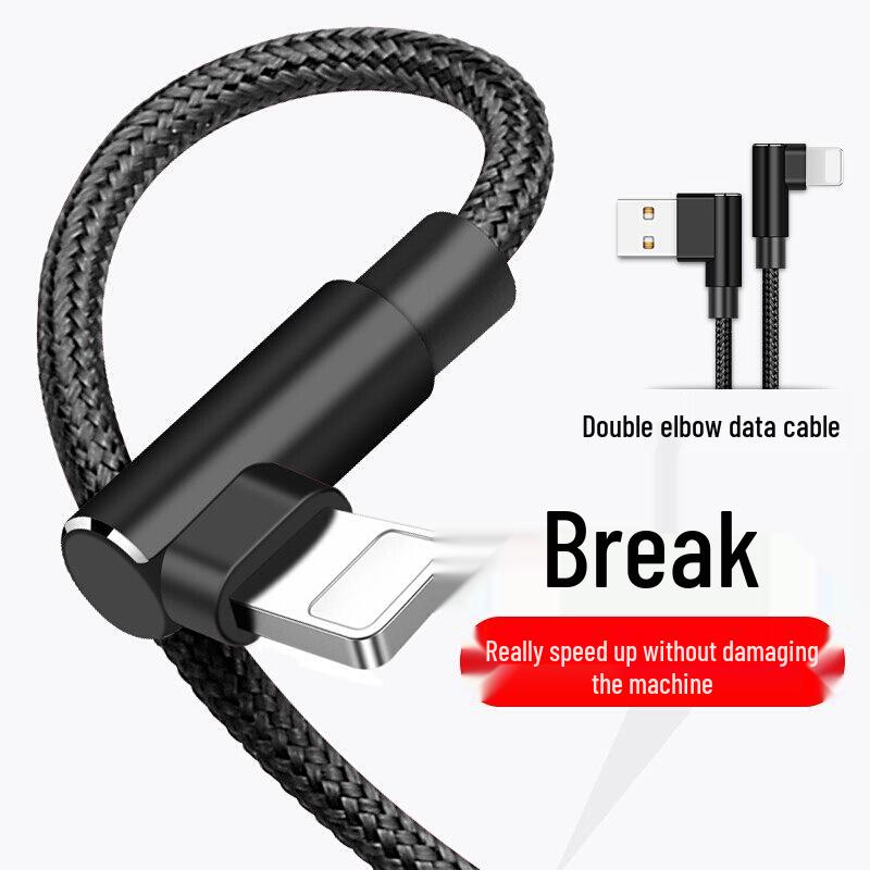 Cablu Micro USB cu Cot pentru Încărcare Rapidă 120W pentru Huawei, Vivo, Oppo, Honor