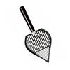 Double Sifting Pet Waste Shovel Stainless Steel Waste Removal Sifting Tool  Cleaning Tool