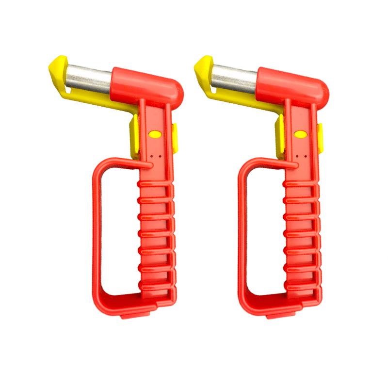 2pcs Escape Hammers Car Safety Hammer Portable Safety Hammer Escape Window Breaker Multi Functional Fire Emergency Safety Hammer