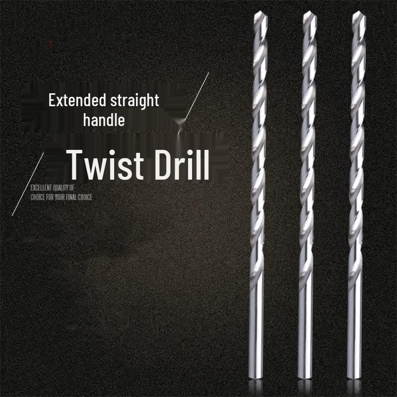 High-Speed Steel Straight Shank Extra-Long Twist Drill Bit