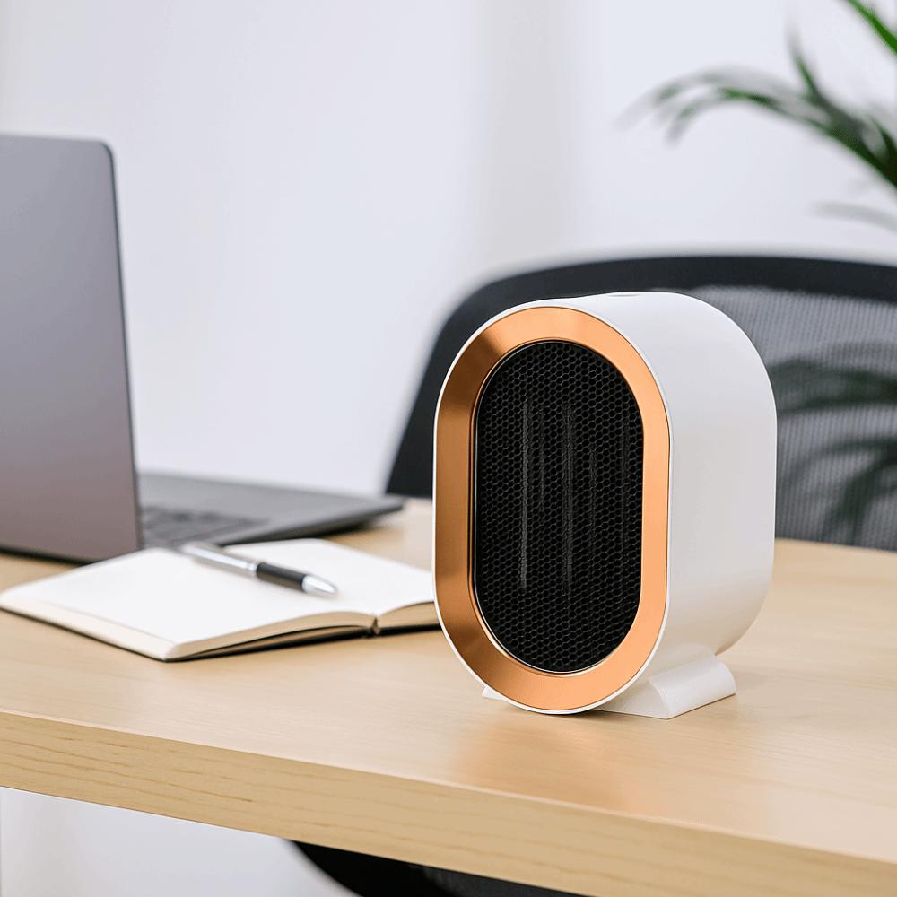Flame Retardant Material Desktop Heater Oval Electric Heater Portable Hot Air Fan Winter