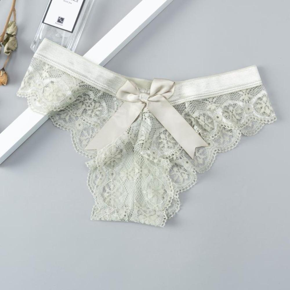 Tanga sexy din dantelă Chiloți cu talie joasă pentru femei Fluture Decupaj transparent Lenjerie de damă Slip de damă Lenjerie de corp pentru femei cu spatele în T