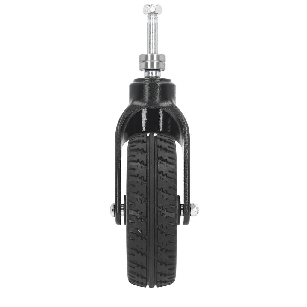 6in Wheelchair Tire Universal PU Hub PVC Tire Steel Strong Bearing Wheelchair Front Castor Wheel