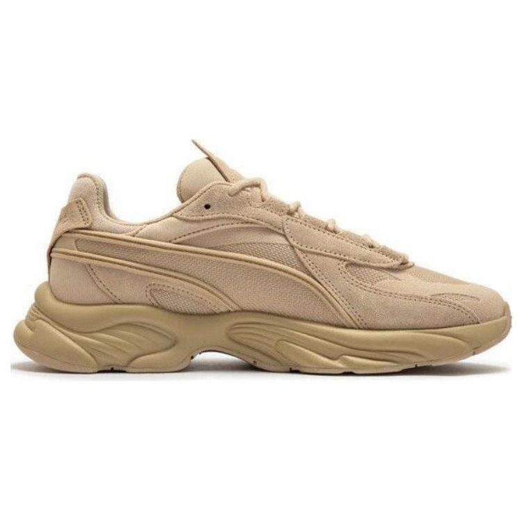 Puma Rs-Connect Mono Fabric Two-Layer Cowhide Suede PU Versatile Comfortable Shock Absorbing Wear-Resistant Breathable Mid-Top Casual Shoes 375151-07