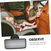 ERINGOGO Observation Mirror Inside Car Adjustable Car Rear Mirror Adjustable Suction Cup 7 Cup