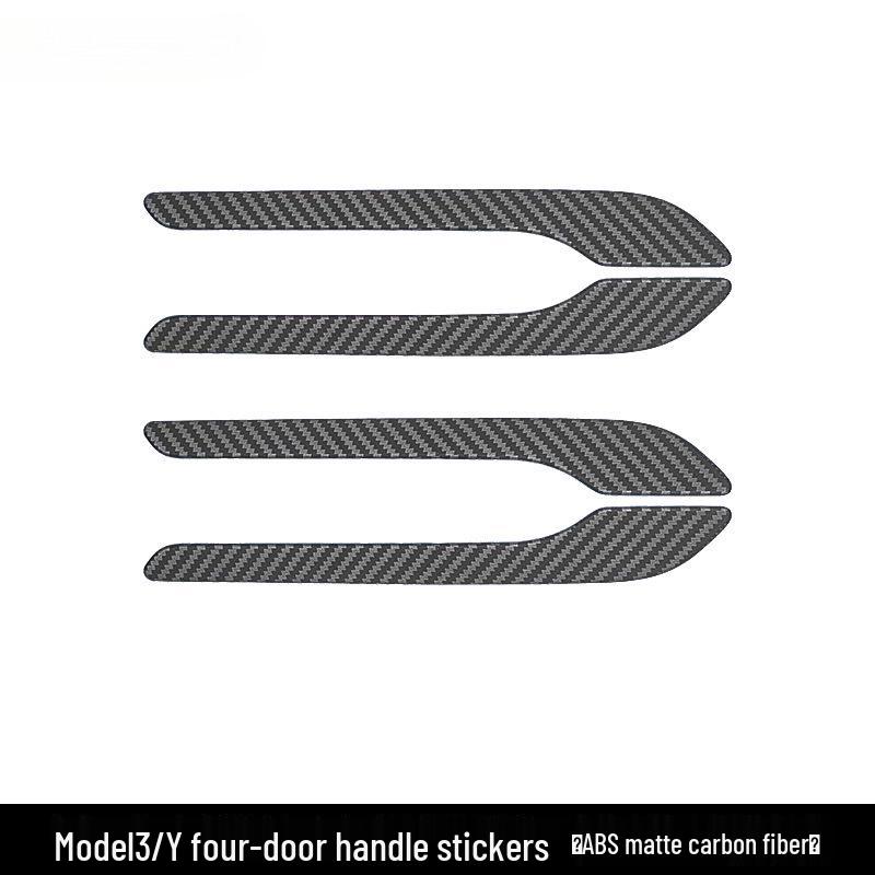 Luminous Anti-Scratch Door Handle Stickers for Tesla Model Y/3