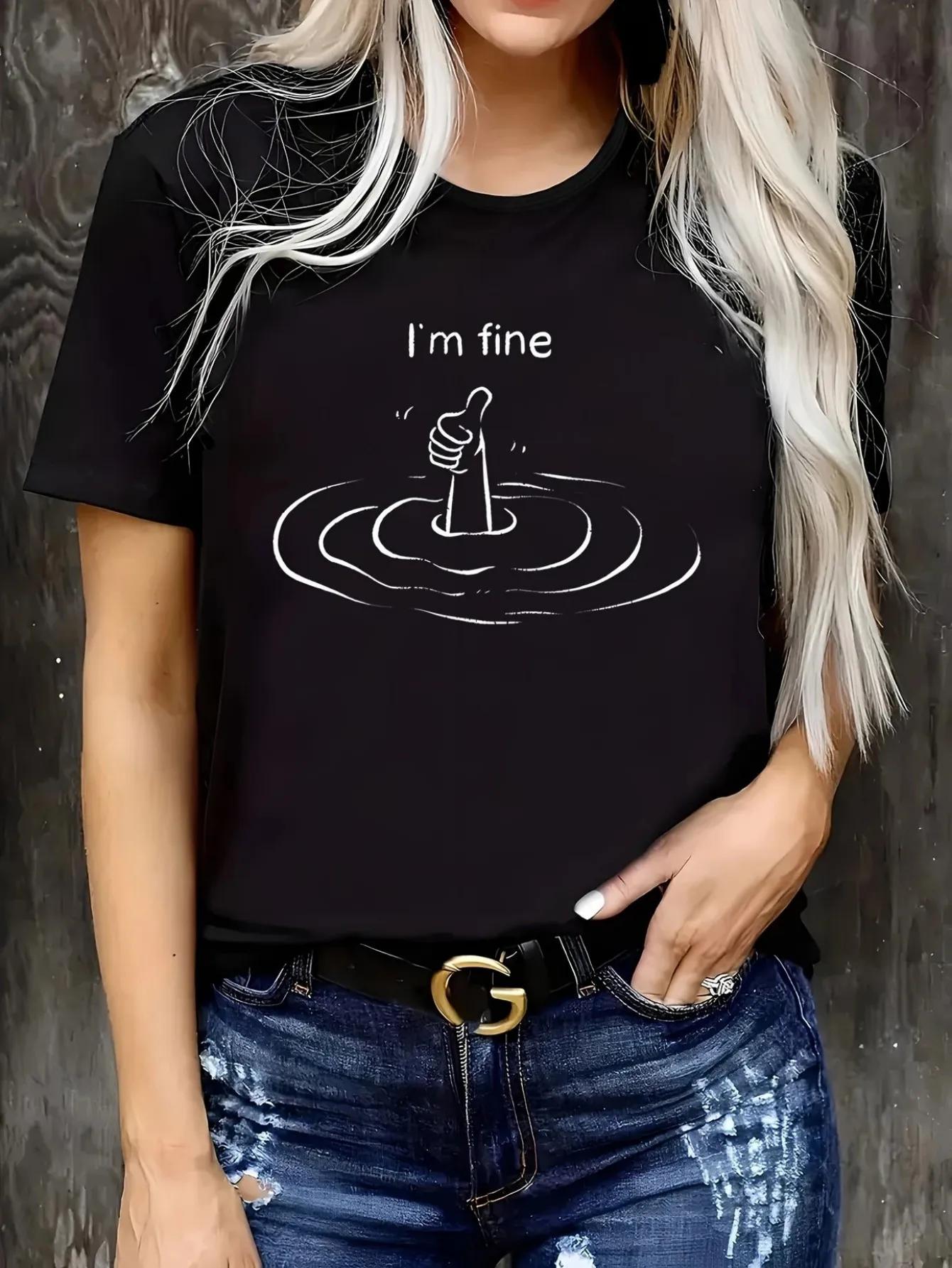 

Suitable Leisure and Versatile Showing A Natural and Elegant Fashionable Letter Cartoon Women S Round Comfortable 4XL