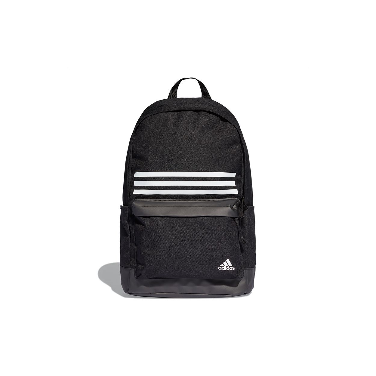 Adidas Classic Backpack 3S Pocket Series Vertical Stripe Logo Polyester Unisex Backpack Black DT2616 Black