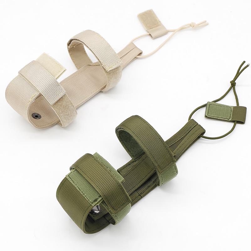 Outdoor Hiking Tactical MOLLE Water Bottle Holder with Strap