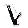 1Pcs Black Cnc Motorcycle Adjustable Side Tripod Holder Foot Kick Stand Support