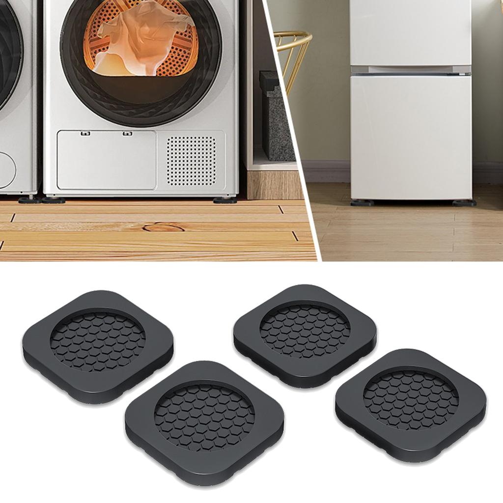 4Pcs AntiVibration Washer Pad Universal Washing Machine Feet Pad Support Stabilizers Vibration Dampers Foot Pad
