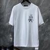 8560 CHROME HEARTS 2026 Summer New High Quality Cotton Round Neck Loose Large Size Men's and Women's T-shirt Couple T-shirt