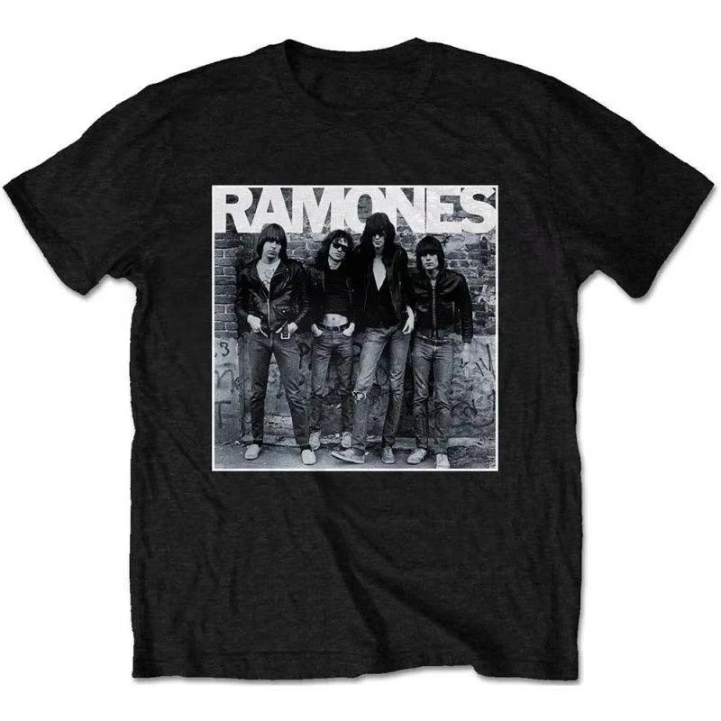 2026 Hot Sale Punk Rock Band Ramones Graphic Print Tshirt Unisex Women Summer New Tee Streetwear Style Cotton Solf Casual Top Ins