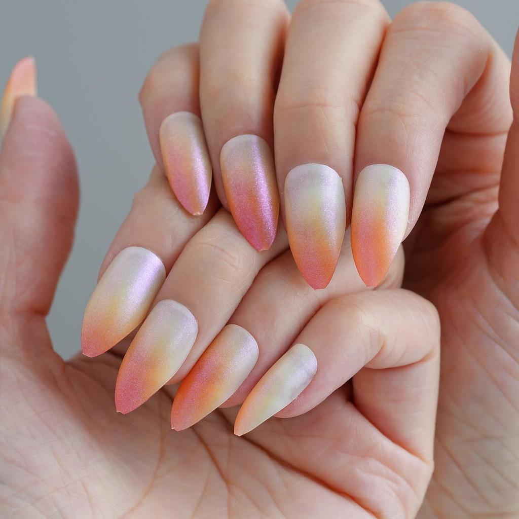 Pegatinas Desmontables para Uñas Estilo Europeo y Americano - Uñas Postizas Simples y Llevables