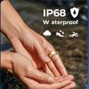 New Smart Ring Health Monitoring Heart Rate Blood Oxygen Sleep Monitor IP68 Waterproof Step Count Ring Sports Tracking Smartring